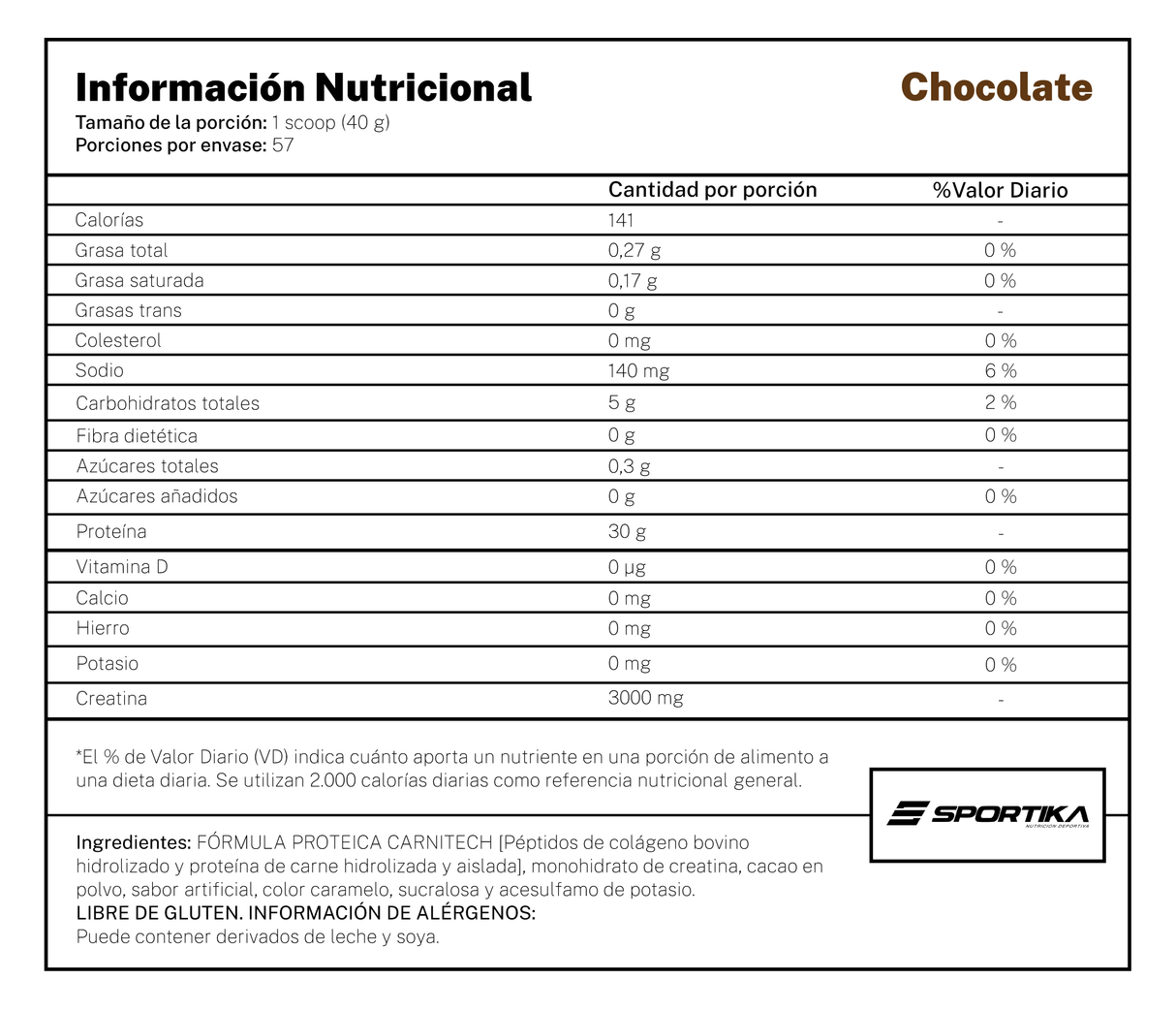 Carnitech 100% beef protein hydrolized and isolate 5.0 libras