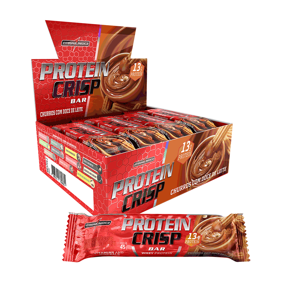 Protein Crisp Bar 12 und - Churros con dulce de leche