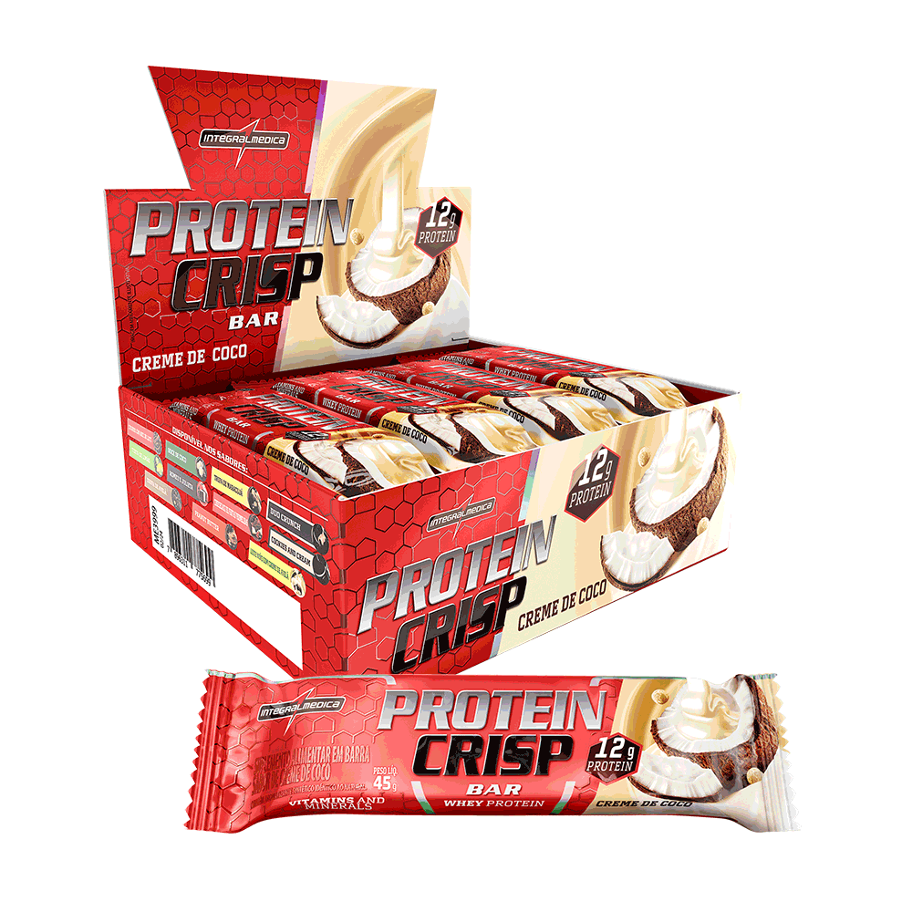 Protein Crisp Bar 12 und - Crema de coco