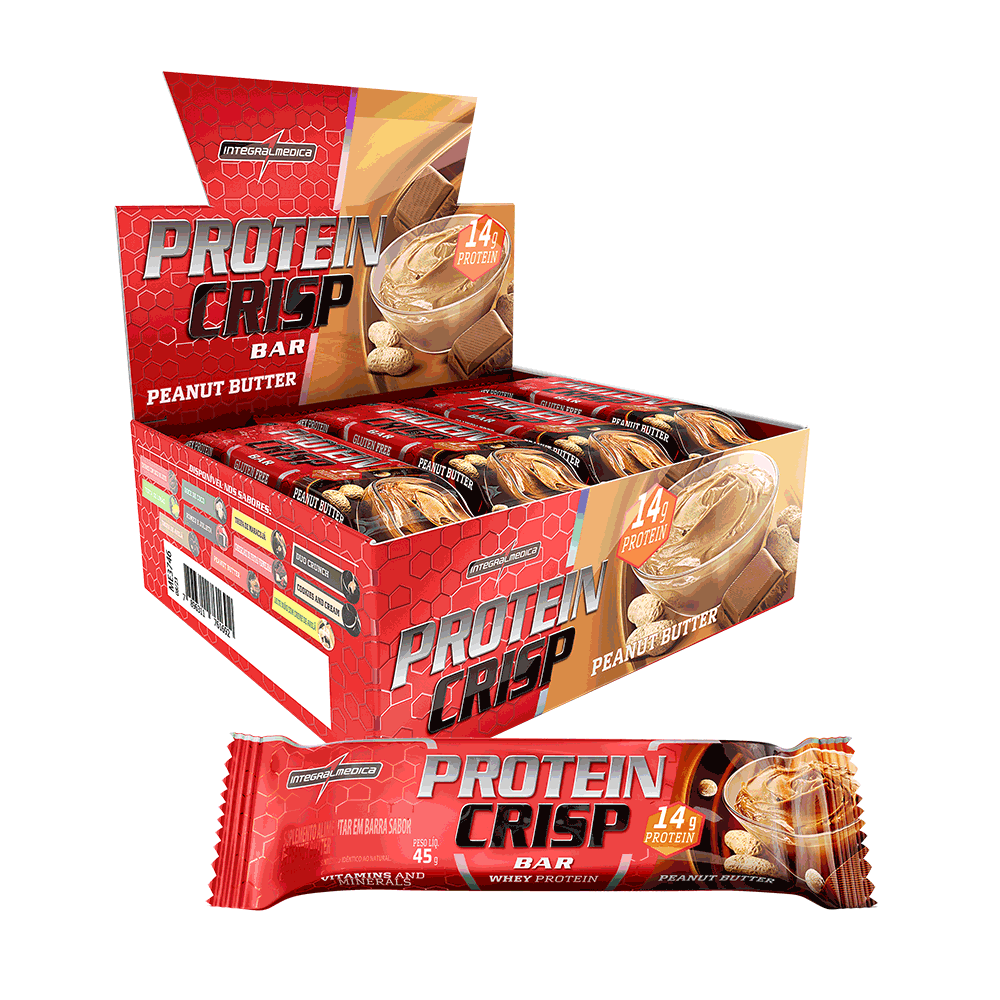 Protein Crisp Bar 12 und - Peanut Butter