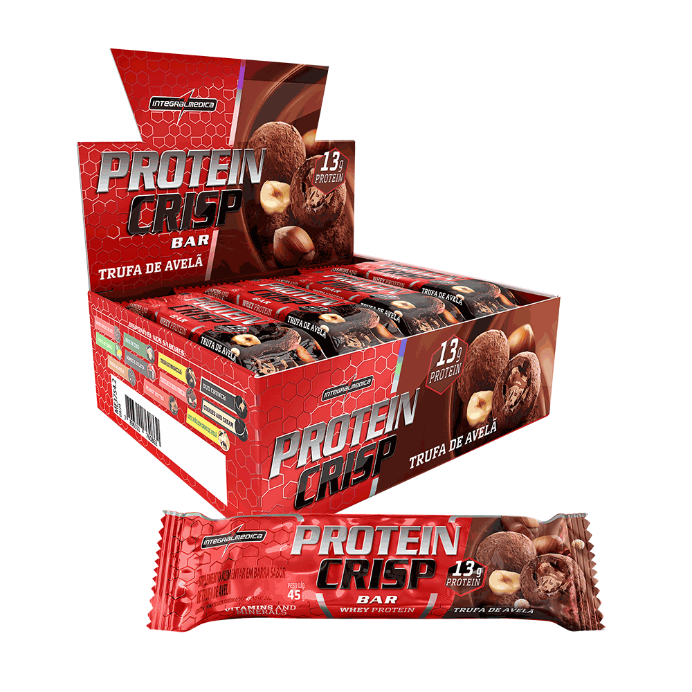 Protein Crisp Bar 12 und - Trufa de avellanas
