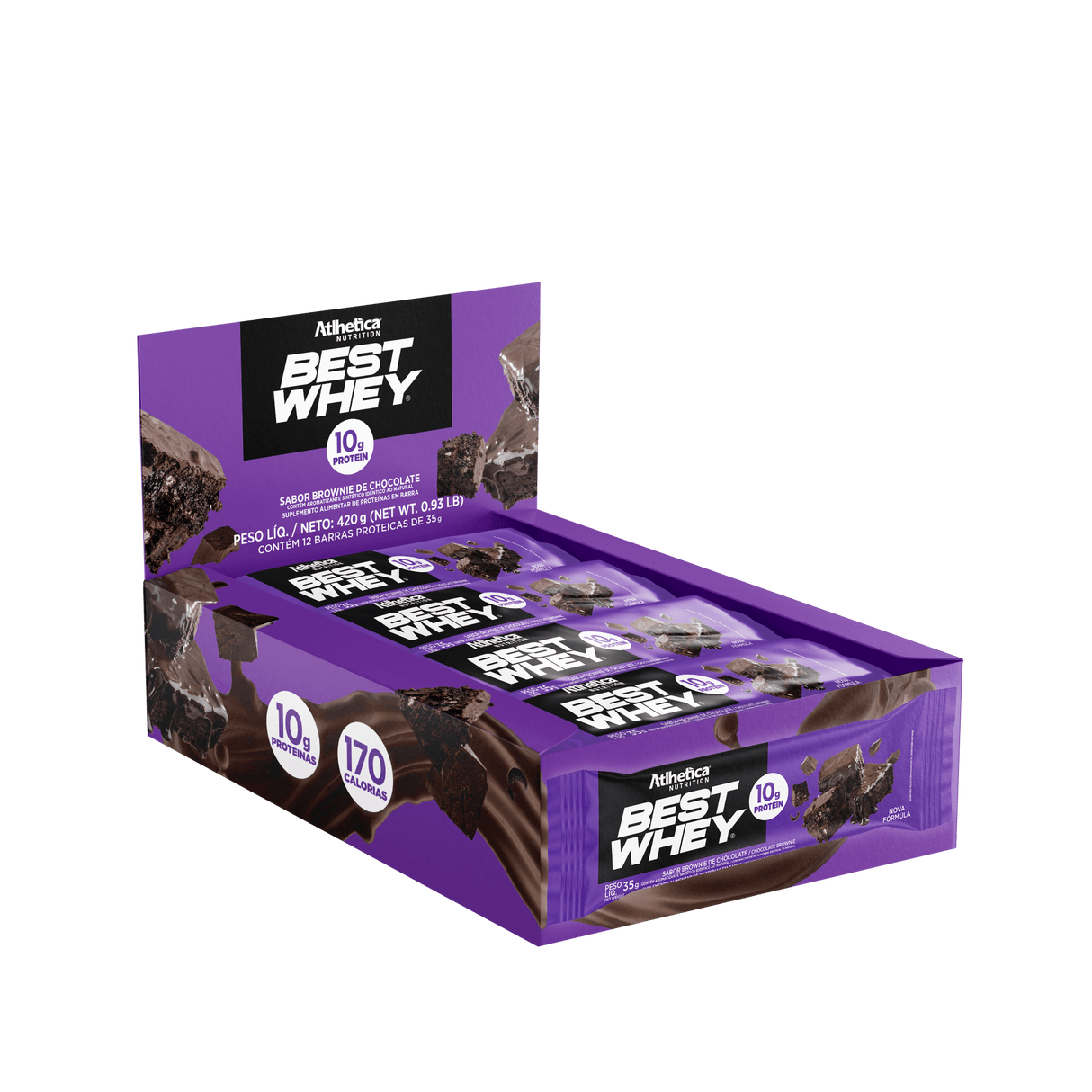 Best Whey bar 10 g - Brownie Chocolate