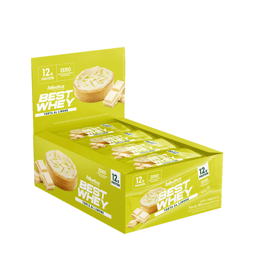 Best Whey bar 12g - Pie de Limón