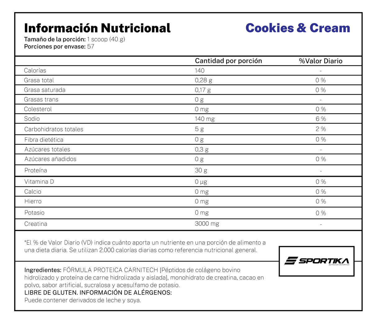 Carnitech 100% beef protein hydrolized and isolate 5.0 libras