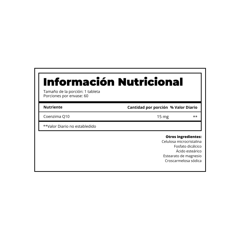 Coenzima Q10 60 tabs
