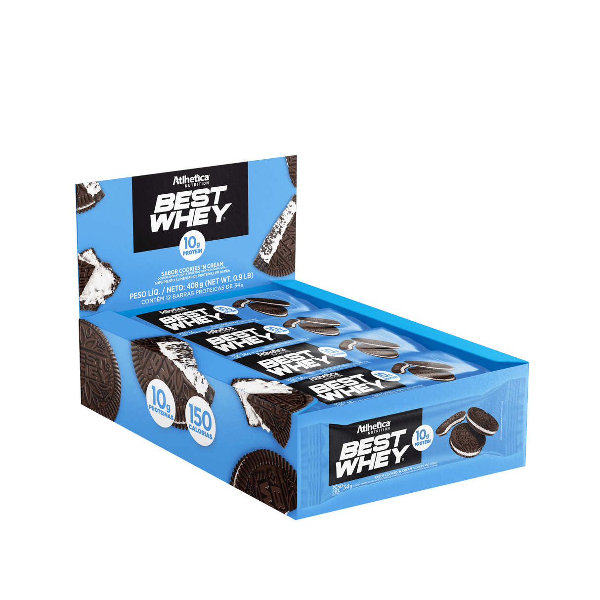 Best Whey bar 10 g - Cookies and cream