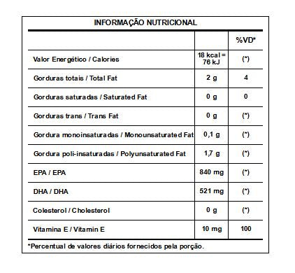 Fish Oil Omega 3 - 60 capsulas